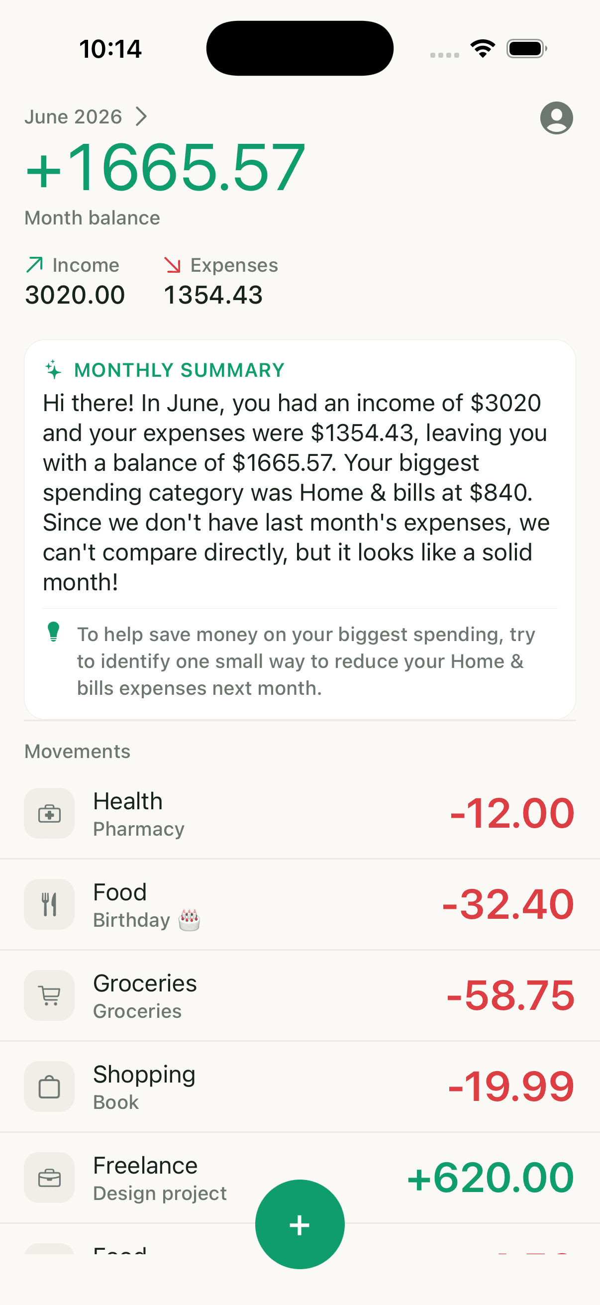 Koinx AI monthly summary